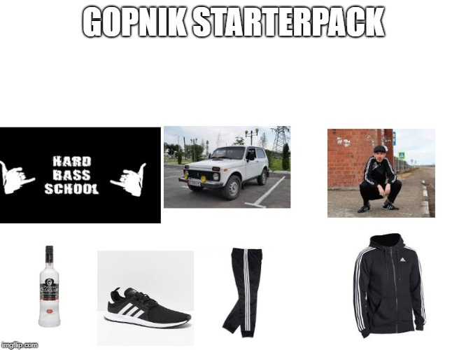 GOPNIK STARTERPACK | image tagged in russia | made w/ Imgflip meme maker