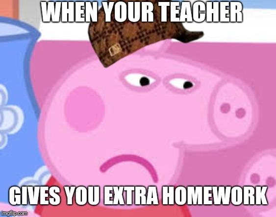Y u do dis to me | WHEN YOUR TEACHER; GIVES YOU EXTRA HOMEWORK | image tagged in funny memes | made w/ Imgflip meme maker