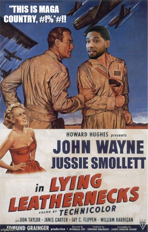 "THIS IS MAGA COUNTRY, #!%*#!! JUSSIE SMOLLETT | made w/ Imgflip meme maker