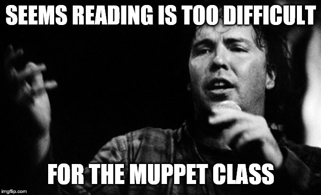 SEEMS READING IS TOO DIFFICULT FOR THE MUPPET CLASS | made w/ Imgflip meme maker