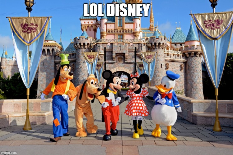 Disney World friends | LOL DISNEY | image tagged in disney world friends,disney world | made w/ Imgflip meme maker