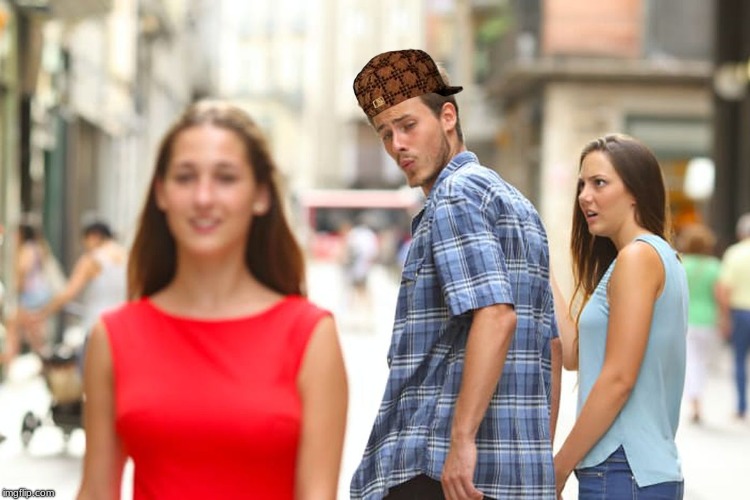 Distracted Boyfriend Meme | image tagged in memes,distracted boyfriend | made w/ Imgflip meme maker