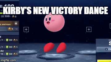 Kirby's new victory dance - Imgflip