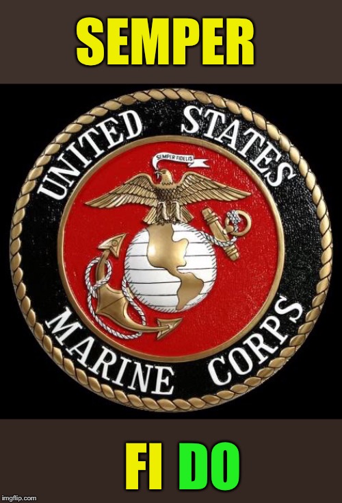 USMC seal | SEMPER FI DO | image tagged in usmc seal | made w/ Imgflip meme maker
