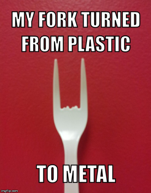 Turning plastic into metal | image tagged in metal,horns,heavy metal,meme,funny meme | made w/ Imgflip meme maker