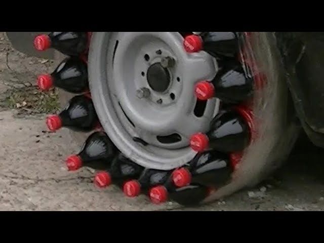 High Quality tire made from coke bottles Blank Meme Template