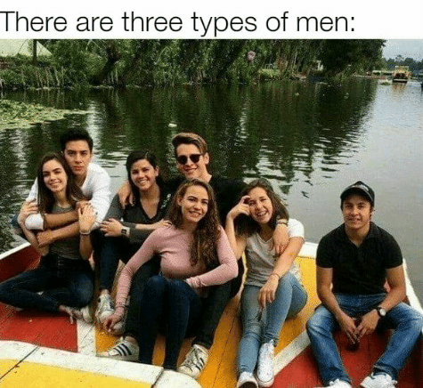 Three type of man Blank Meme Template