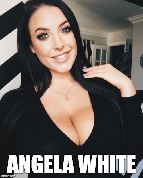 Angela's smile | ANGELA WHITE | image tagged in angela white,memes,funny,busty,smile,sexy | made w/ Imgflip meme maker