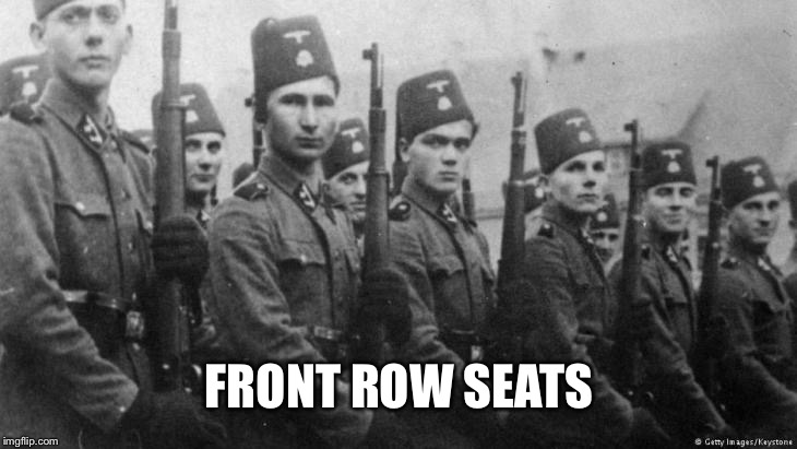 FRONT ROW SEATS | made w/ Imgflip meme maker