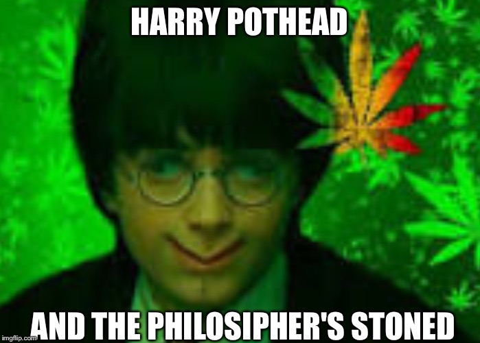 HARRY POTHEAD; AND THE PHILOSIPHER'S STONED | image tagged in memes | made w/ Imgflip meme maker