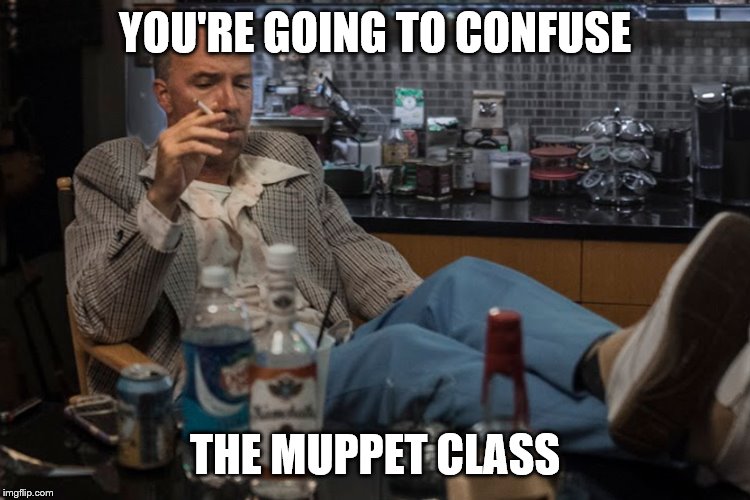 YOU'RE GOING TO CONFUSE THE MUPPET CLASS | made w/ Imgflip meme maker