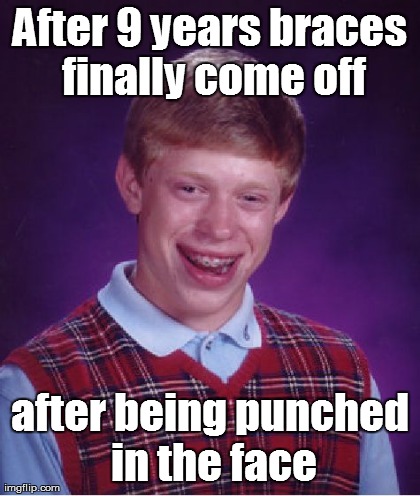 Bad Luck Brian Meme | image tagged in memes,bad luck brian | made w/ Imgflip meme maker