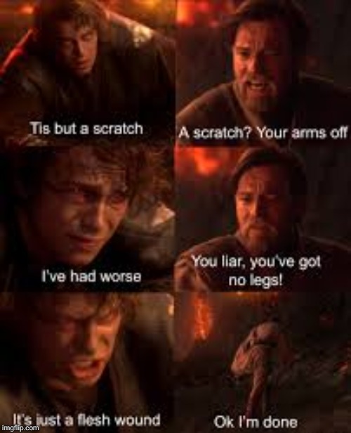 Low quality prequel meme | image tagged in funny,meme,prequel,i have the high ground | made w/ Imgflip meme maker