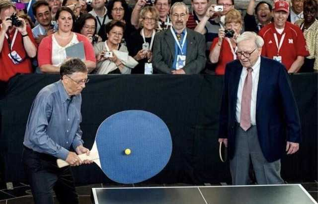 High Quality Bill Gates Ping Pong Blank Meme Template