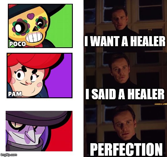 It's funny if you get it | I WANT A HEALER; I SAID A HEALER; PERFECTION | image tagged in perfection | made w/ Imgflip meme maker