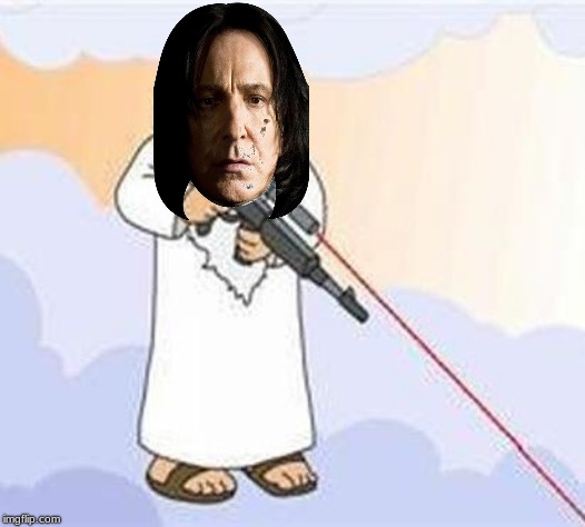Get Snaped | image tagged in snape,severus snape,harry potter,professor snape,sniper | made w/ Imgflip meme maker