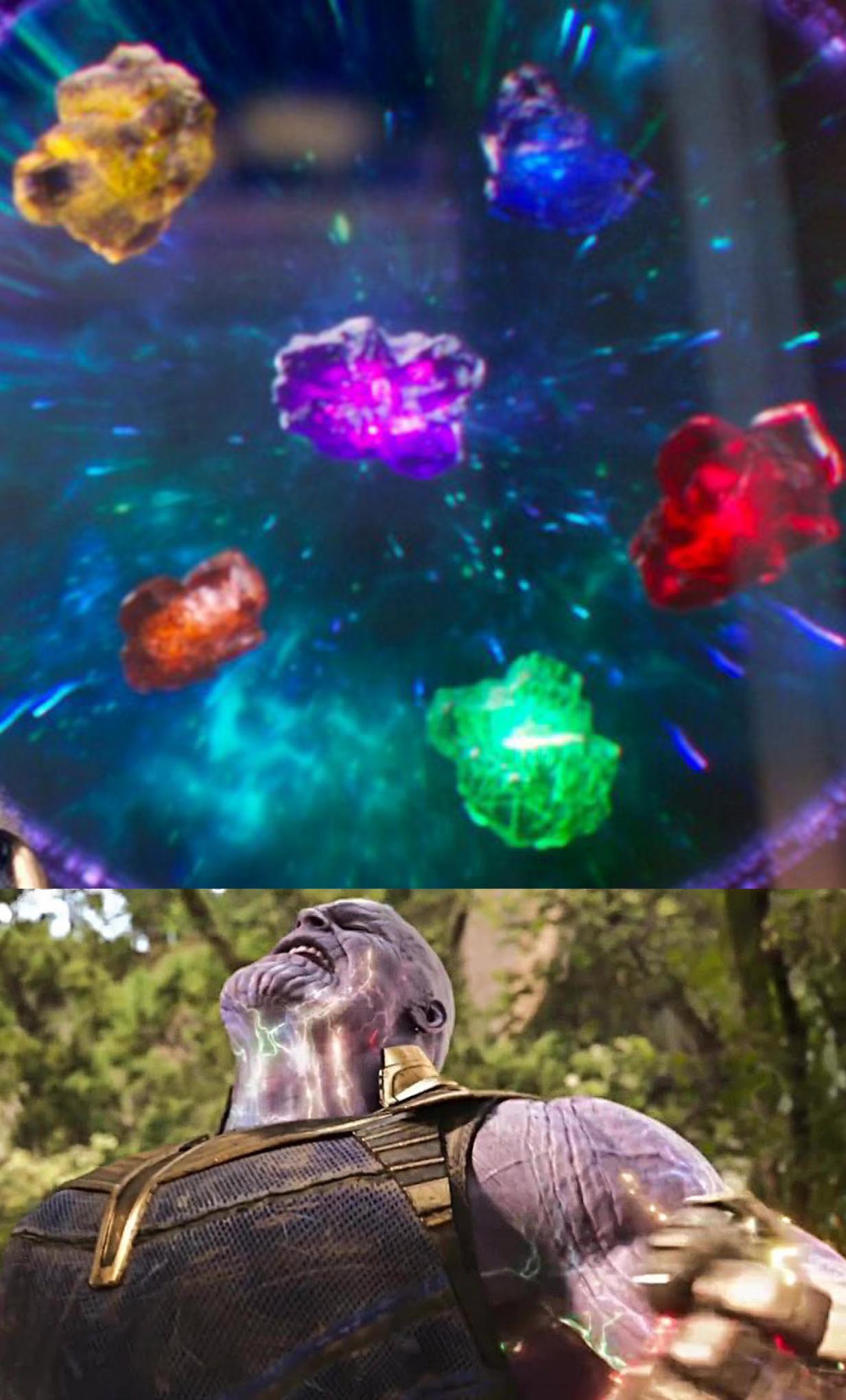 High Quality Thanos Infinity Stones Blank Meme Template