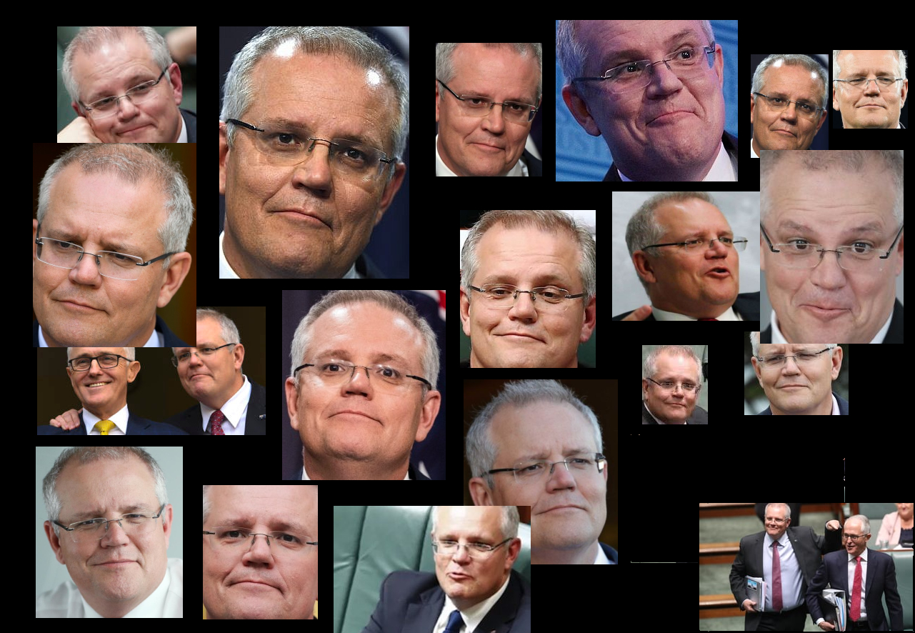 High Quality The smirks of scomo Blank Meme Template