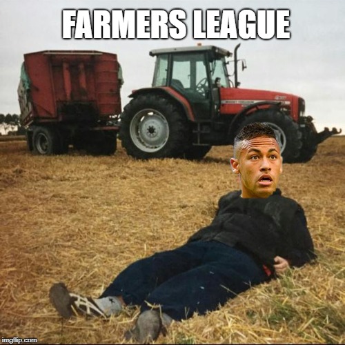 farmerboy | FARMERS LEAGUE | image tagged in farmerboy | made w/ Imgflip meme maker