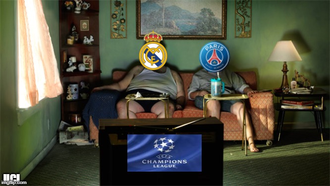 Watching tv  | UCL | image tagged in watching tv | made w/ Imgflip meme maker