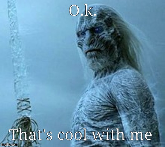 Ice Queen  | O.k. That's cool with me | image tagged in wtf | made w/ Imgflip meme maker