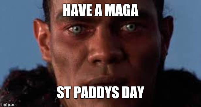 happy st paddys day | HAVE A MAGA; ST PADDYS DAY | image tagged in maga | made w/ Imgflip meme maker