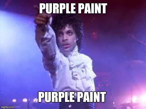 Prince | PURPLE PAINT PURPLE PAINT | image tagged in prince | made w/ Imgflip meme maker