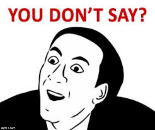 You don’t say  | . | image tagged in you dont say | made w/ Imgflip meme maker