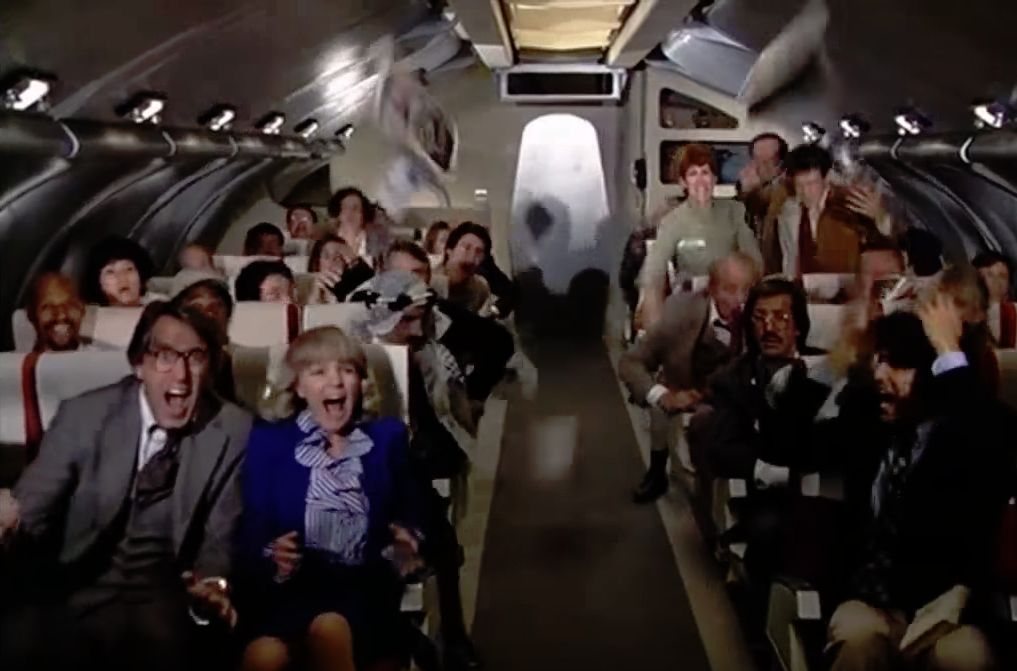 Airplane 2 out of coffee panic scene Blank Meme Template