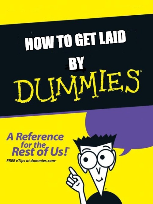 For dummies book | HOW TO GET LAID BY | image tagged in for dummies book | made w/ Imgflip meme maker