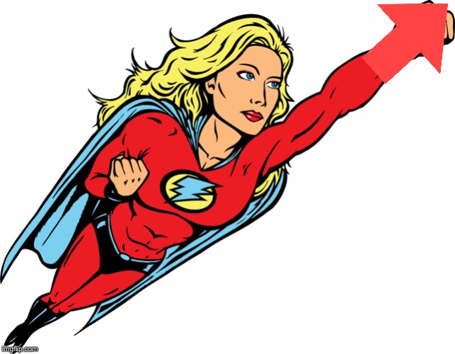 Female superhero | image tagged in female superhero | made w/ Imgflip meme maker