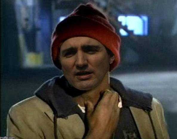 High Quality Trudeau crack Blank Meme Template