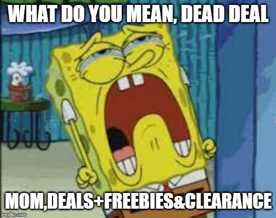 When You Just Lost Your Cell Phone.... | WHAT DO YOU MEAN, DEAD DEAL; MOM,DEALS+FREEBIES&CLEARANCE | image tagged in when you just lost your cell phone | made w/ Imgflip meme maker