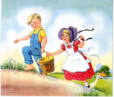 Jack N Jill Up The Hill Blank Meme Template