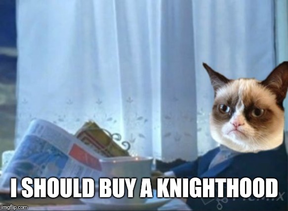 I SHOULD BUY A KNIGHTHOOD | made w/ Imgflip meme maker