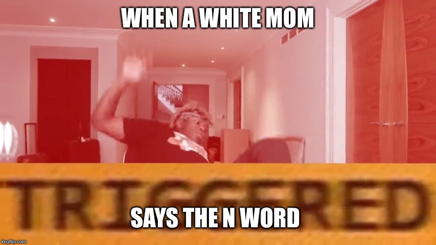WHEN A WHITE MOM; SAYS THE N WORD | made w/ Imgflip meme maker
