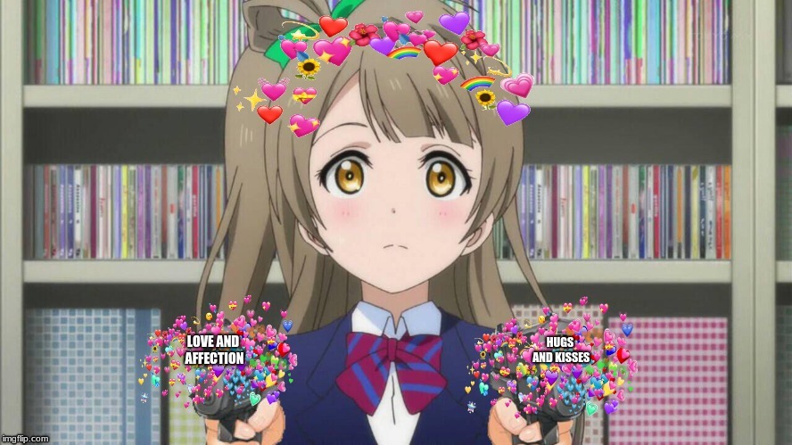 Image ged In Love Hearts Meme Anime Imgflip