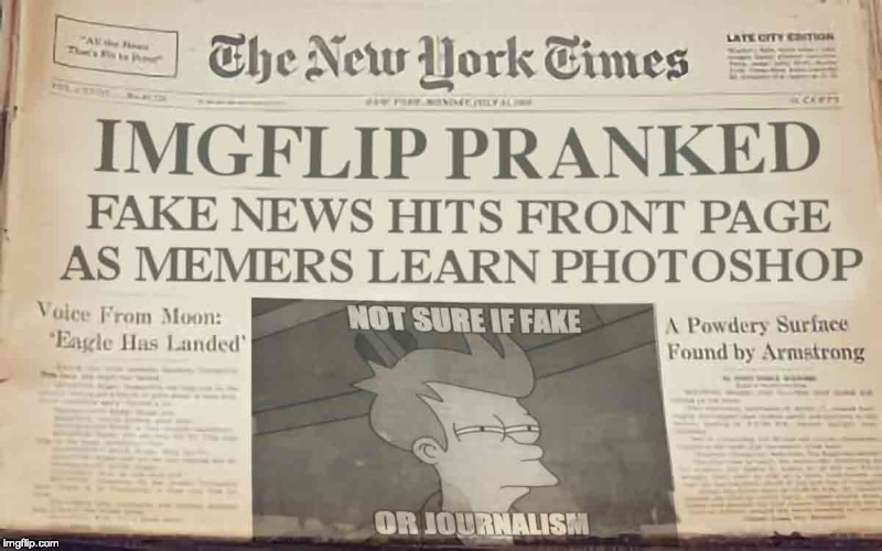 Totally not Photoshop | image tagged in photoshop,news,newspaper | made w/ Imgflip meme maker