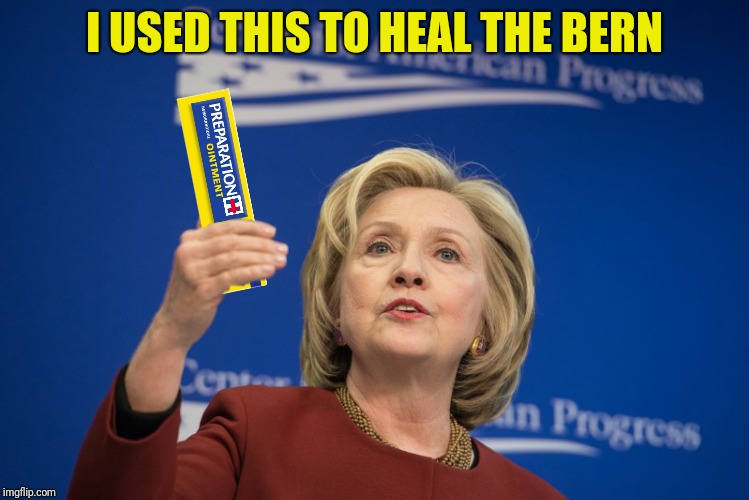 I USED THIS TO HEAL THE BERN | made w/ Imgflip meme maker