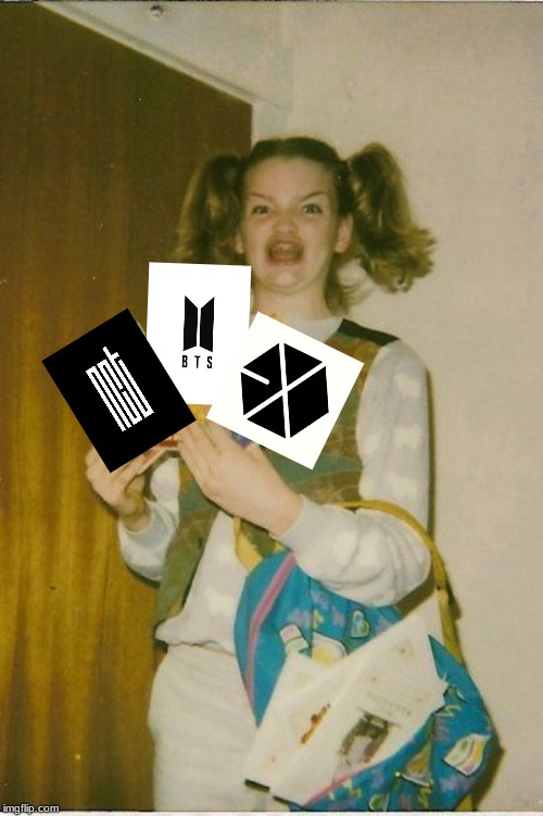 Ermahgerd Berks BTS, Exo, NCT | image tagged in memes,ermahgerd berks | made w/ Imgflip meme maker