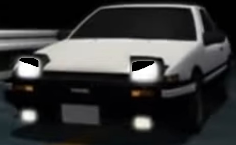 Angry AE86 (initial D) Blank Meme Template