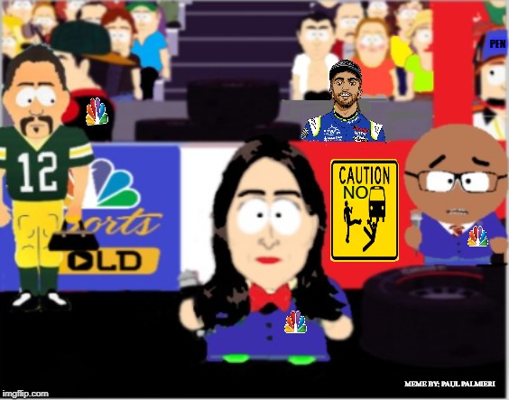 NBCYAH! | NO; MEME BY: PAUL PALMIERI | image tagged in danica patrick,indy 500,nbcsports,nbc,indycar series | made w/ Imgflip meme maker