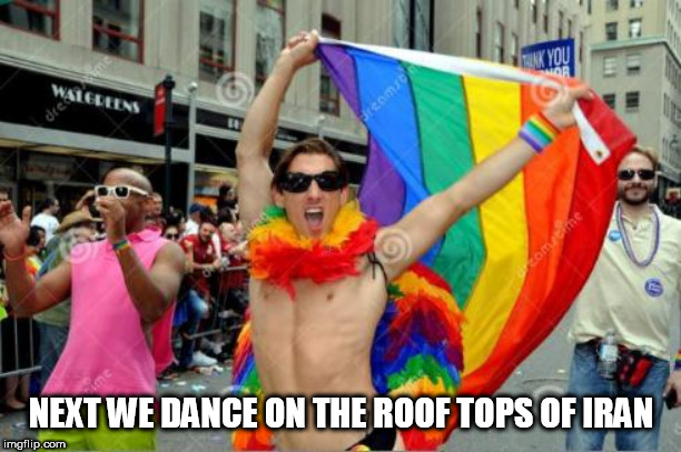 gay sorry 'bout the tag before | NEXT WE DANCE ON THE ROOF TOPS OF IRAN | image tagged in gay sorry 'bout the tag before | made w/ Imgflip meme maker