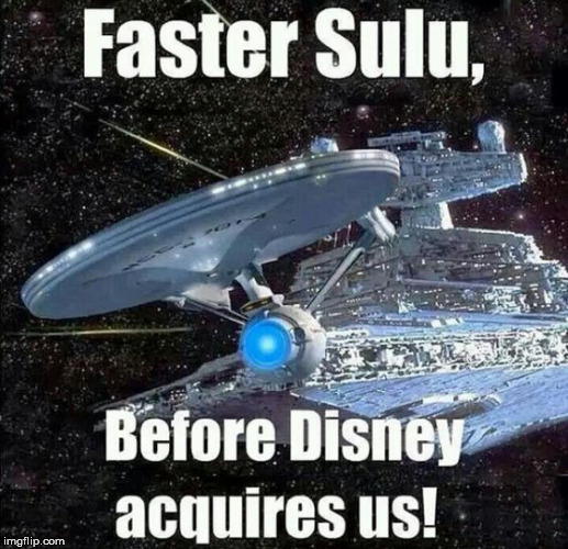 Disney ruins everything | image tagged in meme,star trek,sulu,disney | made w/ Imgflip meme maker