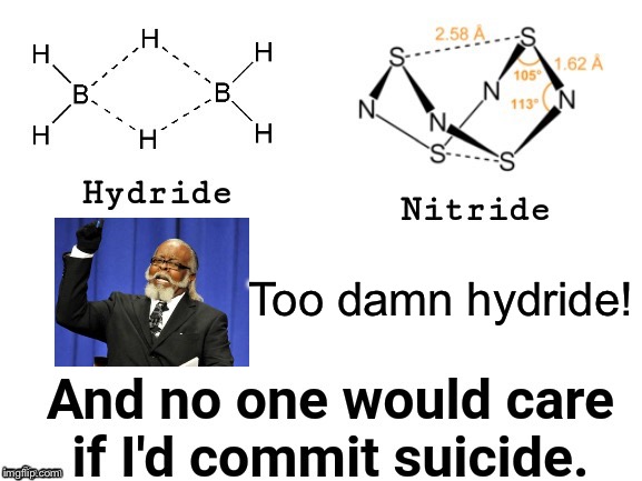 Too damn hydride! | made w/ Imgflip meme maker