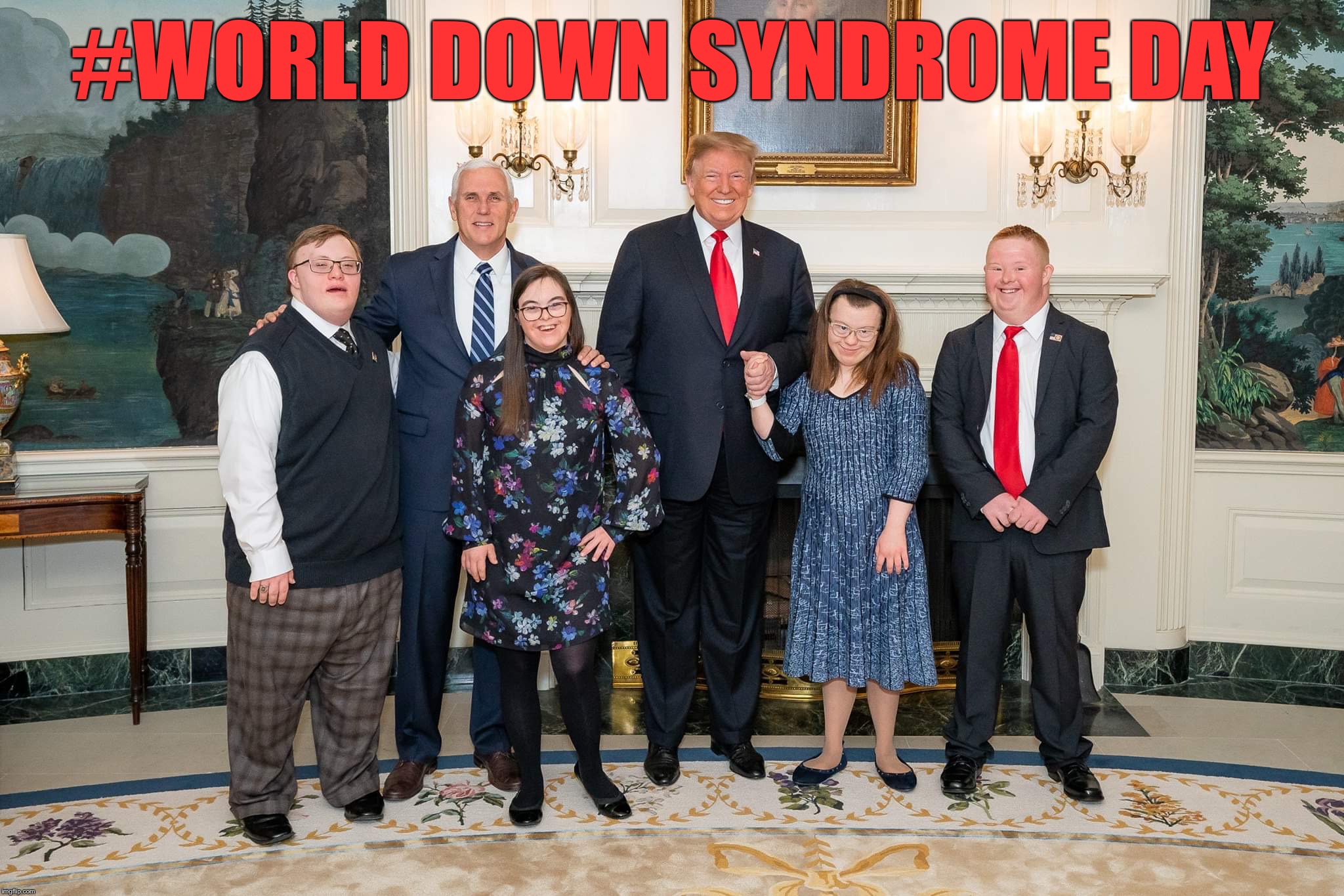 #WORLD DOWN SYNDROME DAY 3/21/19 | #WORLD DOWN SYNDROME DAY | image tagged in maga | made w/ Imgflip meme maker