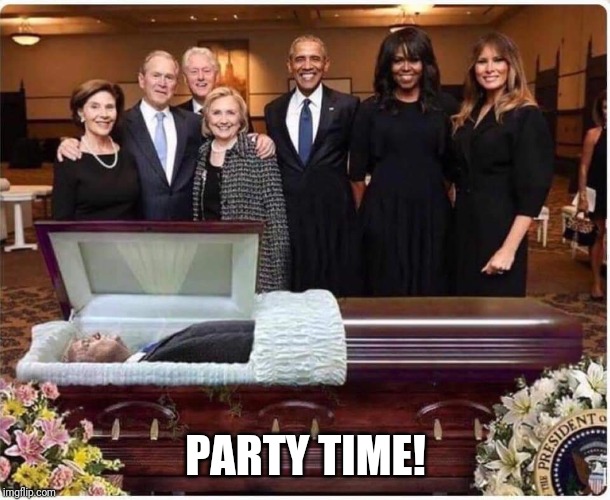 Memes | PARTY TIME! | image tagged in creepy condescending wonka,trump bill signing | made w/ Imgflip meme maker