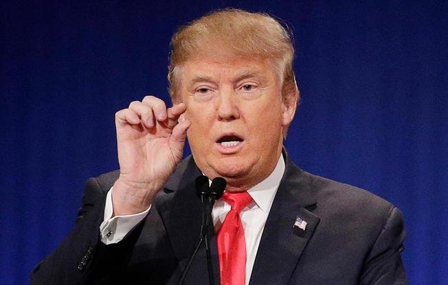 High Quality Trump Small Fingers Blank Meme Template