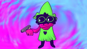 Ralsei With A GUN Blank Meme Template