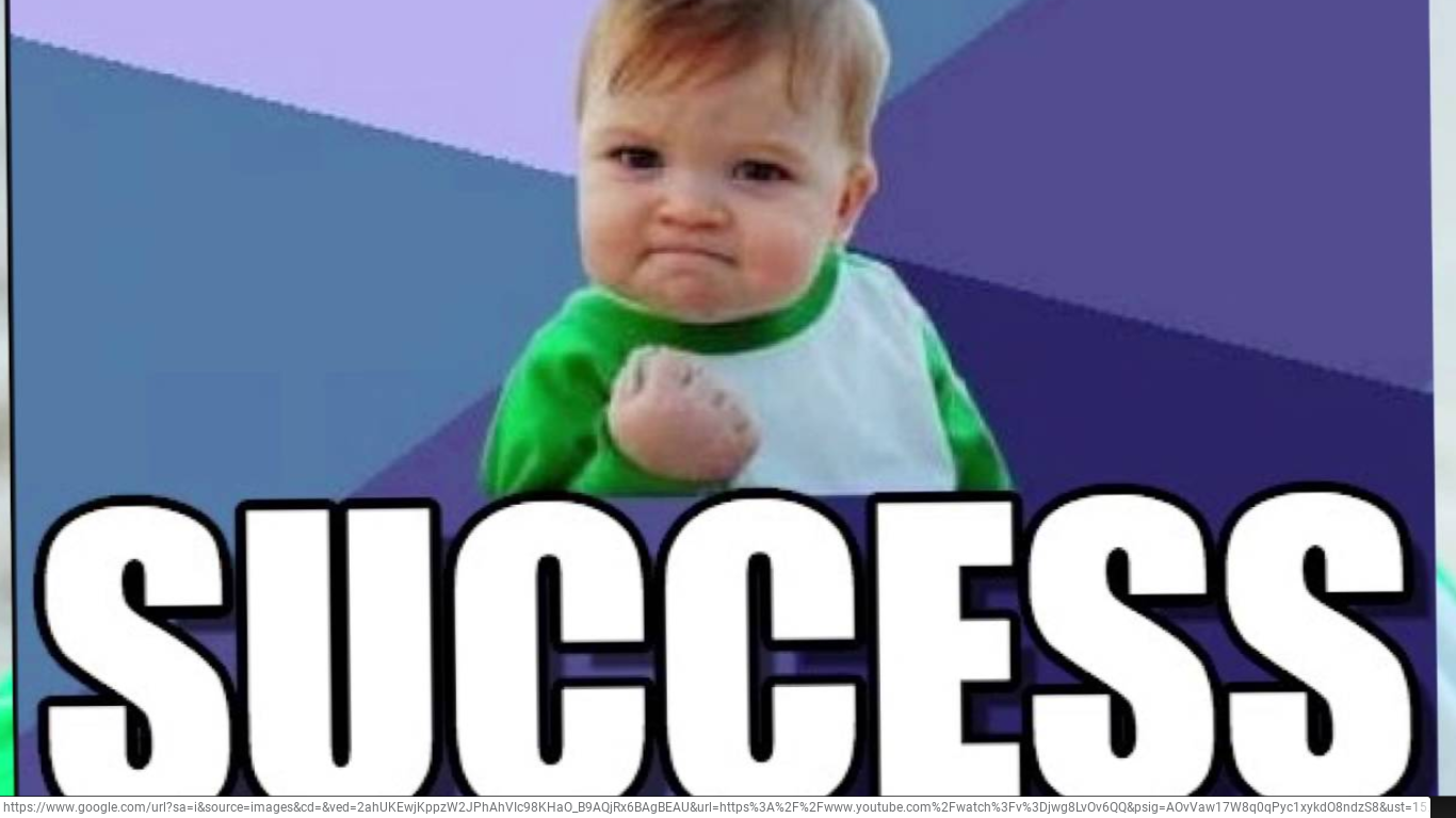 Success Baby Blank Meme Template